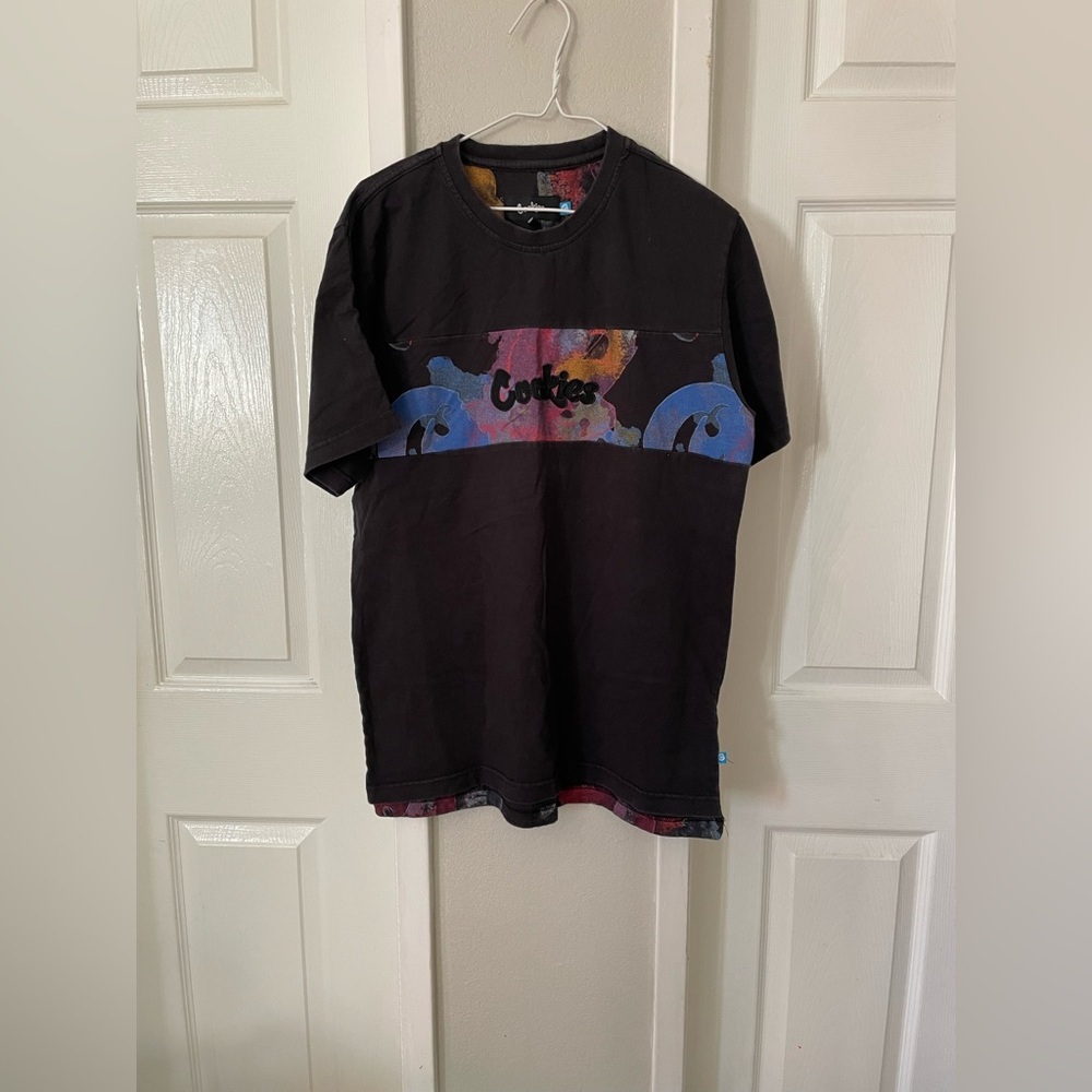 Cookies Black Graphic Short Sleeve Tee